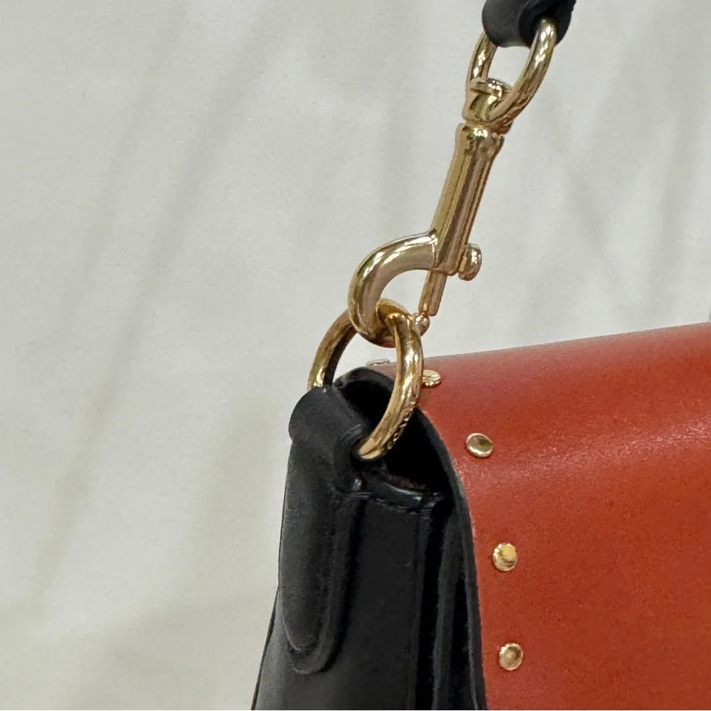 Coach Georgie Shoulder Bag In Colorblock Canvas - Picture 10 of 14